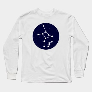 Virgo Zodiac Constellation Long Sleeve T-Shirt